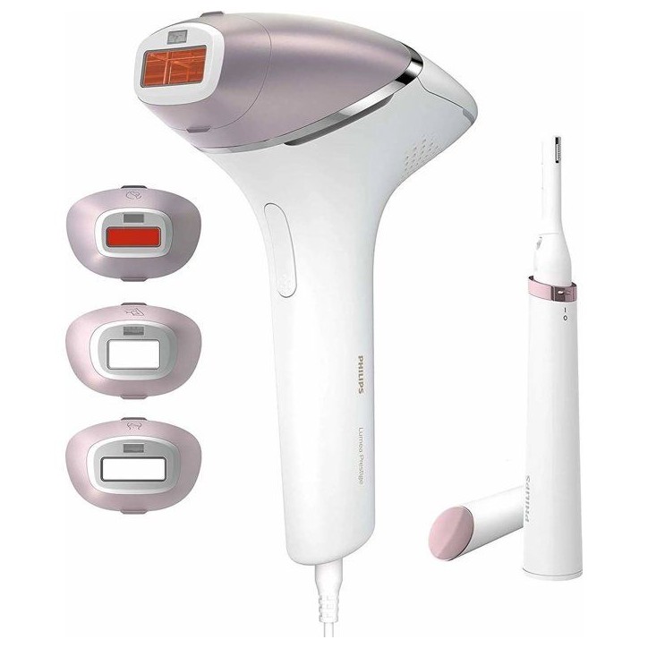 Epilateur a lumiere pulsée - PHILIPS - Lumea IPL 8000 - Technologie SenseIQ - Capteur SmartSkin - 4 embouts ergonomiques Epilateur a lumiere pulsée - PHILIPS - Lumea IPL 8000 - Technologie SenseIQ - Capteur SmartSkin - 4 embouts ergonomiques