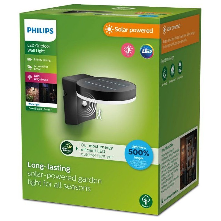 Applique murale - PHILIPS - Zonale - Solaire ronde - Ultra efficace Applique murale - PHILIPS - Zonale - Solaire ronde - Ultra efficace