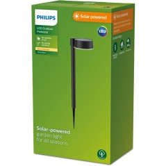 Borne lumineuse extérieure - PHILIPS - Vynce - Montage a broche ronde