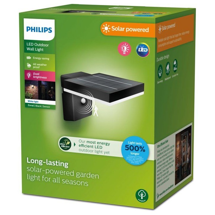 Applique murale - PHILIPS - Zonale - Square Solar - Ultra efficace Applique murale - PHILIPS - Zonale - Square Solar - Ultra efficace