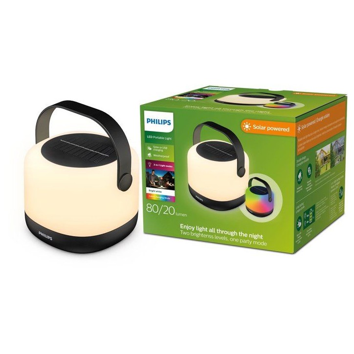 Lampe a poser - PHILIPS - Alula SR PT - 1,2 W - RGB 30K - Noir Lampe a poser - PHILIPS - Alula SR PT - 1,2 W - RGB 30K - Noir