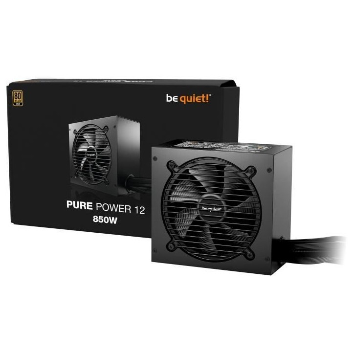 Alimentation PC - BE QUIET! - Pure Power 12 - 850W - 80PLUS Gold - ATX 3.1