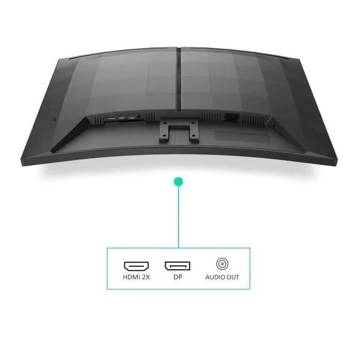 Ecran PC Gamer Incurvé - PHILIPS - 32 - QHD - 180Hz - Dalle Fast VA - 0,5ms - 32M2C3500L