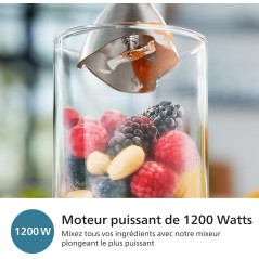 Mixeur plongeant - PHILIPS - HR2684/00 - ProMix Série 5000 - Métal/n