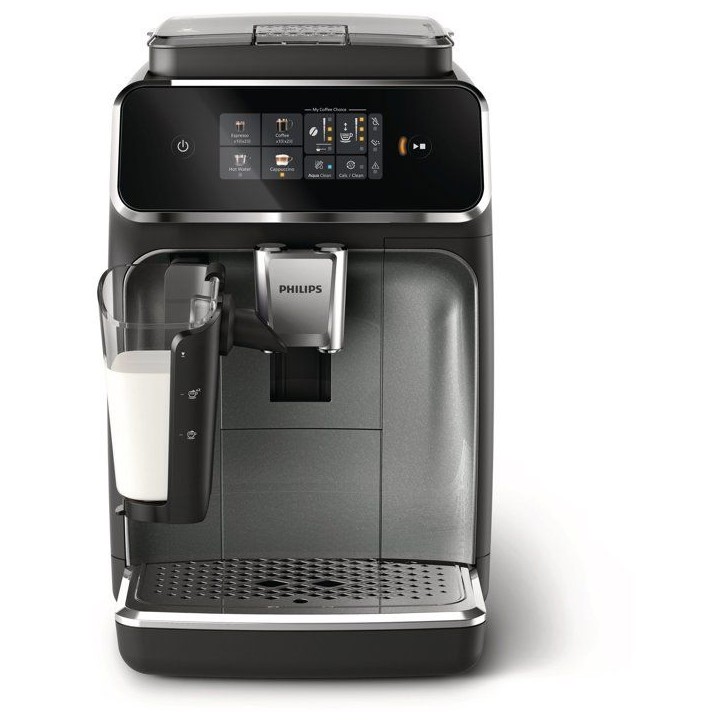 Machine a café expresso broyeur - PHILIPS - EP2339/40 - Série 2300 - LatteGo - 4 recettes - Broyage silencieux - Noir panthere Machine a café expresso broyeur - PHILIPS - EP2339/40 - Série 2300 - LatteGo - 4 recettes - Broyage silencieux - Noir panthere