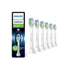 Brossette dentaire Philips Sonicare HX6066/87 Optimal White Lot de 6 Tetes de brosse a dents