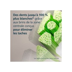 Brossette dentaire Philips Sonicare HX6066/87 Optimal White Lot de 6 T