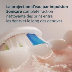 Brossette dentaire Philips Sonicare HX6066/87 Optimal White Lot de 6 T