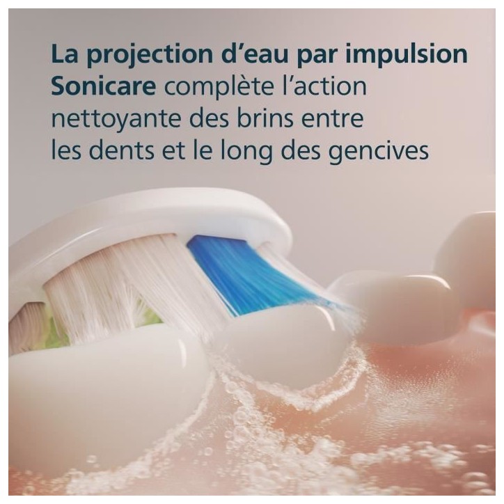 Brossette dentaire Philips Sonicare HX6066/87 Optimal White Lot de 6 Tetes de brosse a dents Brossette dentaire Philips Sonicare HX6066/87 Optimal White Lot de 6 Tetes de brosse a dents