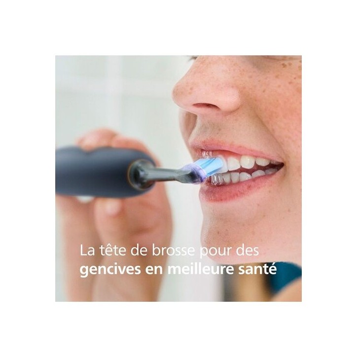 Lot de 4 tetes de brosse - PHILIPS - HX9054/88 - G3 Noire