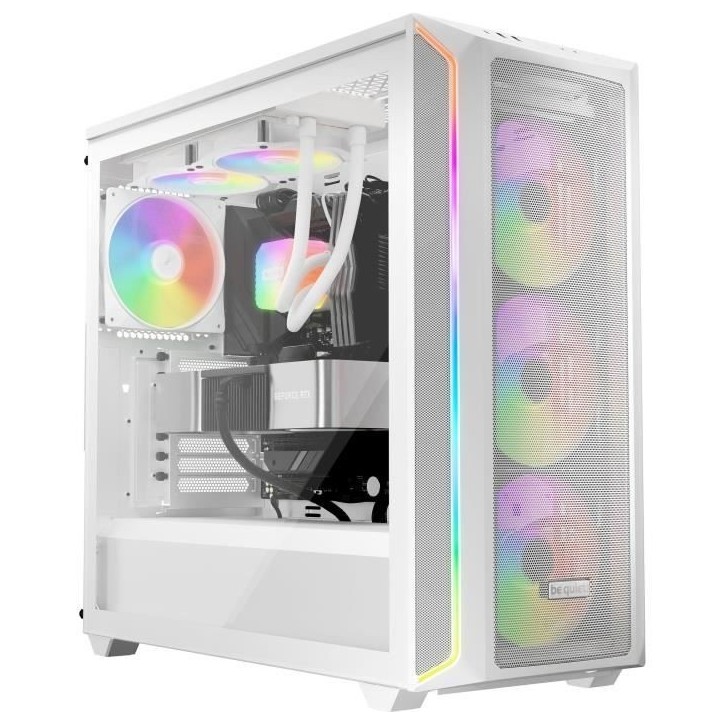 BE QUIET! - Light Wings LX - Ventilateur Boîtier - BL122 - 120 mm - PWM Triple - White - Pack BE QUIET! - Light Wings LX - Ventilateur Boîtier - BL122 - 120 mm - PWM Triple - White - Pack