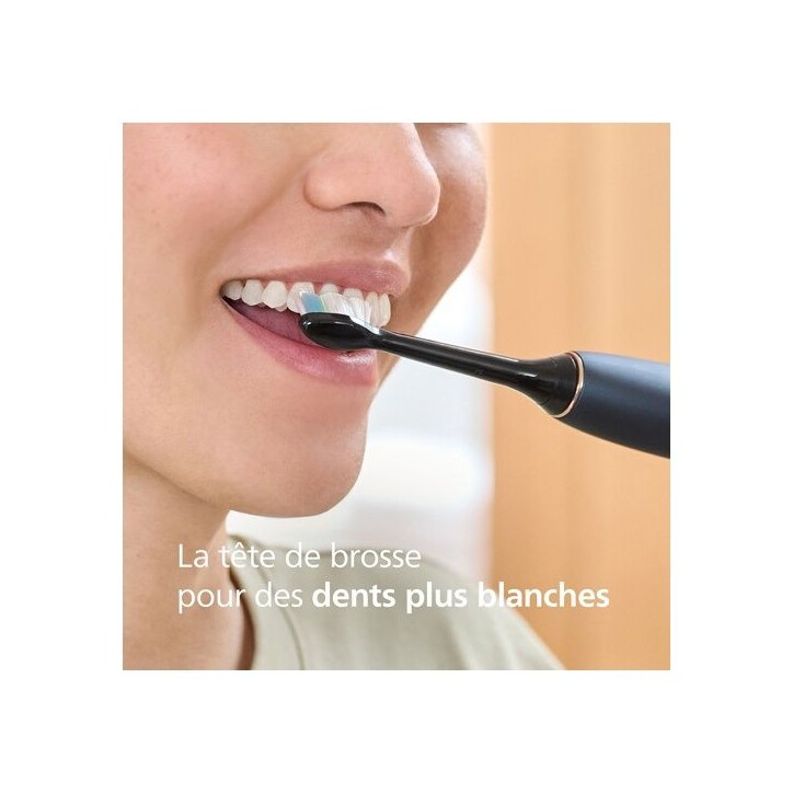 Brossette dentaire Philips Sonicare HX6066/88 Optimal White Tetes de brosse a dents standard - Lot de 6 Brossette dentaire Philips Sonicare HX6066/88 Optimal White Tetes de brosse a dents standard - Lot de 6