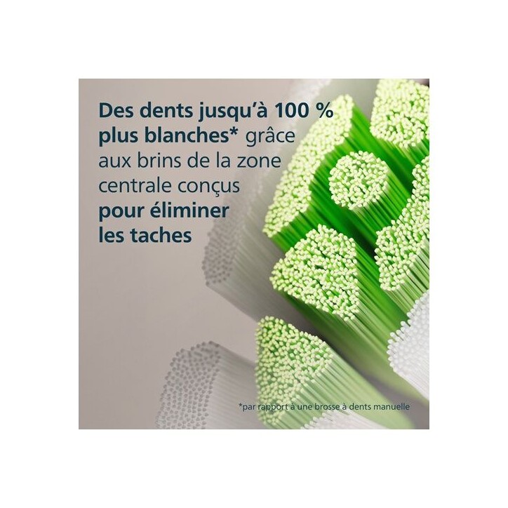 Brossette dentaire Philips Sonicare HX6066/88 Optimal White Tetes de brosse a dents standard - Lot de 6 Brossette dentaire Philips Sonicare HX6066/88 Optimal White Tetes de brosse a dents standard - Lot de 6