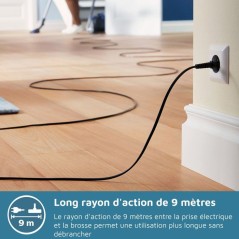 Aspirateur avec sac - PHILIPS - FC8289/09 - Série 2000 PowerGo - 900W