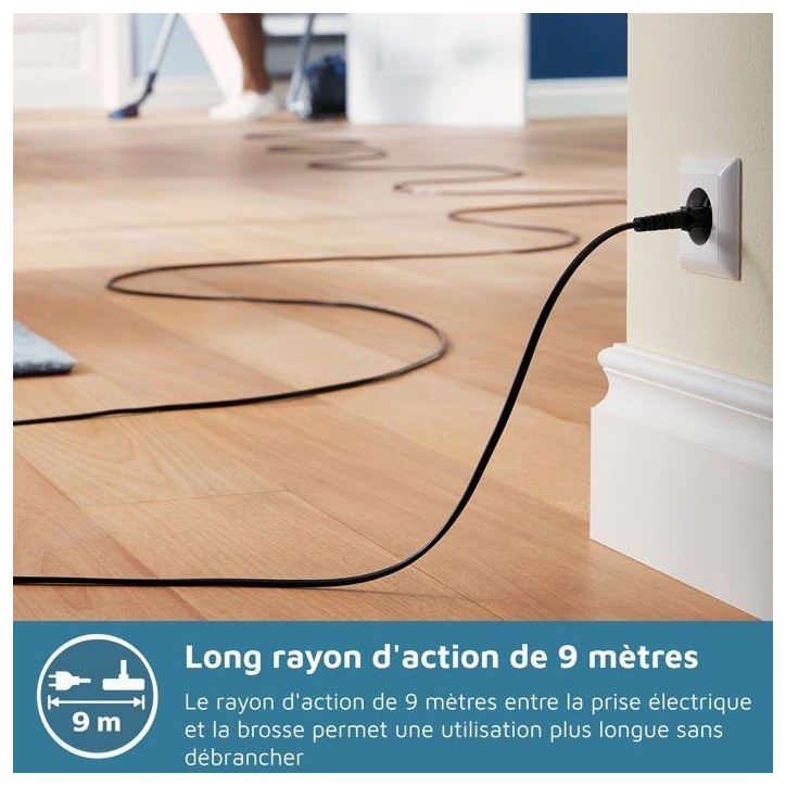 Aspirateur avec sac - PHILIPS - FC8289/09 - Série 2000 PowerGo - 900W - 77db - Gris anthracite Aspirateur avec sac - PHILIPS - FC8289/09 - Série 2000 PowerGo - 900W - 77db - Gris anthracite