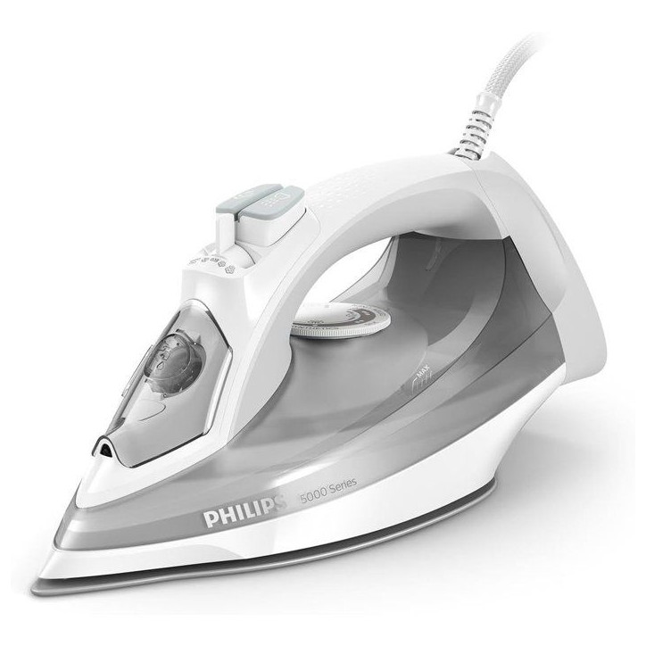 Fer a repasser - PHILIPS - DST5010/10 - Fer a vapeur Série 5000 - 40gr/min vapeur continue - 2400W - Blanc Fer a repasser - PHILIPS - DST5010/10 - Fer a vapeur Série 5000 - 40gr/min vapeur continue - 2400W - Blanc
