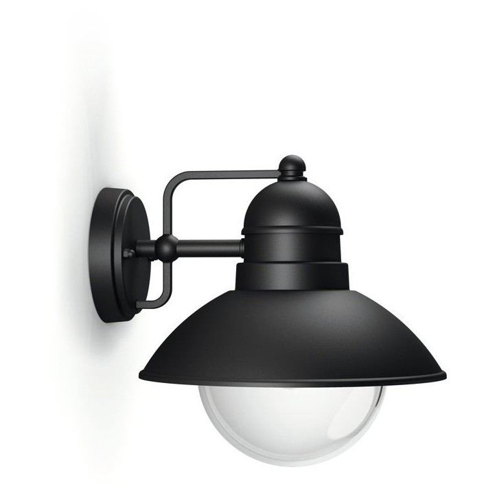 Lampe murale - PHILIPS - Hoverfly - Noir - IP44