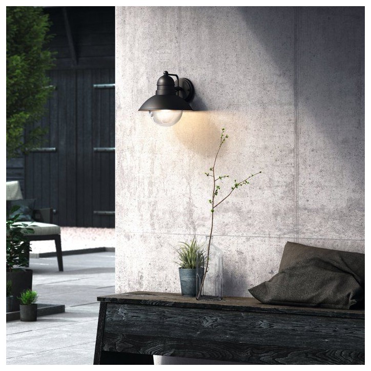 Lampe murale - PHILIPS - Hoverfly - Noir - IP44