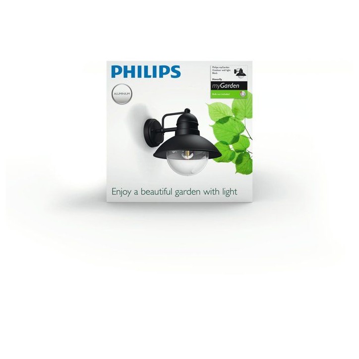 Lampe murale - PHILIPS - Hoverfly - Noir - IP44
