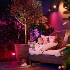 Projecteur de jardin - PHILIPS HUE - Lily - Lumiere blanche et coloré