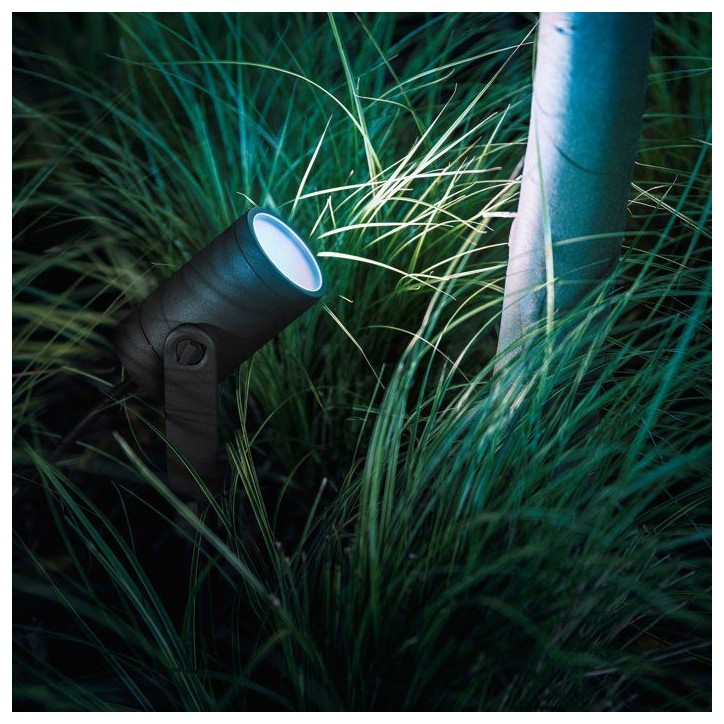 Projecteur de jardin - PHILIPS HUE - Lily - Lumiere blanche et colorée - Noir - Basse tension - Extension - IP67 Projecteur de jardin - PHILIPS HUE - Lily - Lumiere blanche et colorée - Noir - Basse tension - Extension - IP67