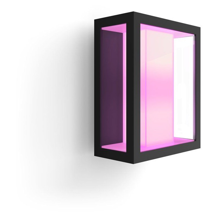 Applique murale - PHILIPS HUE - Impress - Lumiere blanche et colorée - Noir - Large - IP44 Applique murale - PHILIPS HUE - Impress - Lumiere blanche et colorée - Noir - Large - IP44