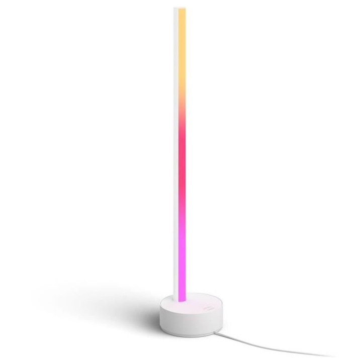 Philips Hue White and Color Ambiance, Lampe a poser Gradient Signe Blanc Philips Hue White and Color Ambiance, Lampe a poser Gradient Signe Blanc