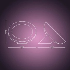 Philips Hue White & Color Ambiance, lampe Bloom, 4eme génération - B