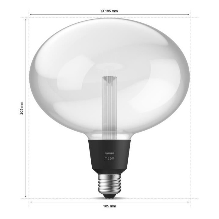 Ampoules connectées Philips Hue White and color Déco Ellipse E27 Ampoules connectées Philips Hue White and color Déco Ellipse E27