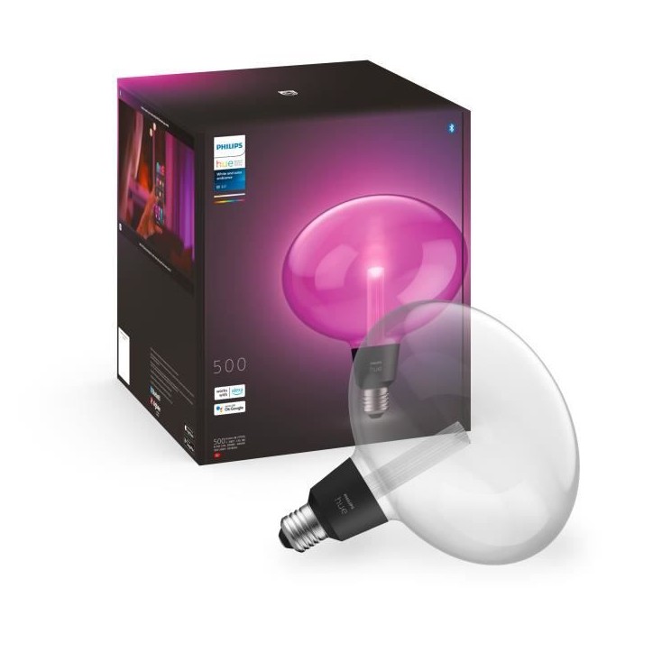 Ampoules connectées Philips Hue White and color Déco Ellipse E27 Ampoules connectées Philips Hue White and color Déco Ellipse E27