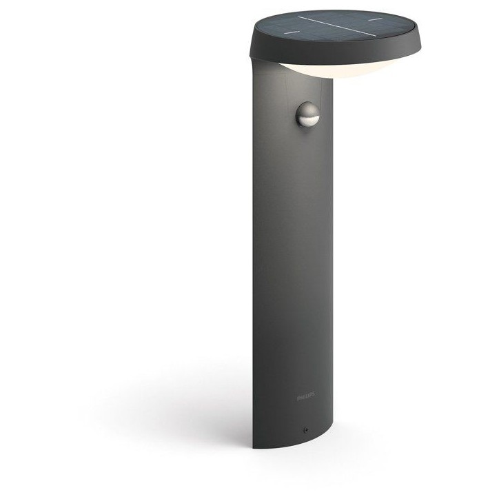Lampe sur pied - PHILIPS - Tyla IR - Anthracite - 1 x 1,2 W - 4000 K - Détecteur de mouvement - Version UE Lampe sur pied - PHILIPS - Tyla IR - Anthracite - 1 x 1,2 W - 4000 K - Détecteur de mouvement - Version UE