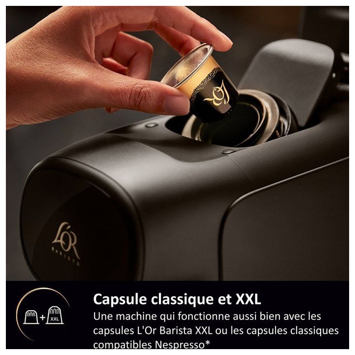 Cafetiere a capsules - PHILIPS L'OR BARISTA - LM9012/60 - machine a café Sublime - Noir Cafetiere a capsules - PHILIPS L'OR BARISTA - LM9012/60 - machine a café Sublime - Noir