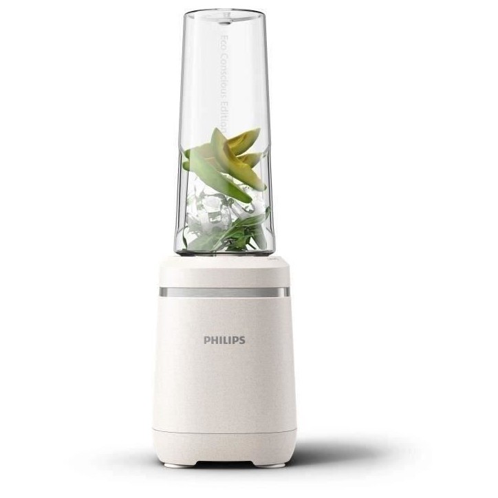 Blender PHILIPS - HR2500/00 Pro Blend - 350 W - bol 0,6 L sans BPA - Blanc Soyeux Mat Blender PHILIPS - HR2500/00 Pro Blend - 350 W - bol 0,6 L sans BPA - Blanc Soyeux Mat