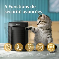 Chauffage électrique sur table - PHILIPS - CX2120/01 - Série 2000 -