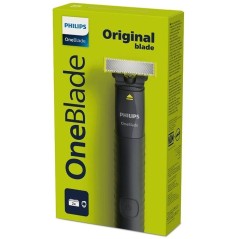 Rasoir éléctrique - PHILIPS - OneBlade - Lame double sens - Sabots inclus - autonomie de 30 min