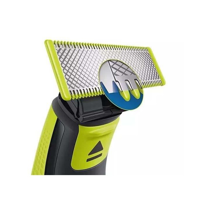 Lames de Rechange - PHILIPS - QP220/51 OneBlade - Acier Inoxydable, 4 Mois d'Utilisation, Double Sens, Étanches Lames de Rechange - PHILIPS - QP220/51 OneBlade - Acier Inoxydable, 4 Mois d'Utilisation, Double Sens, Étanches