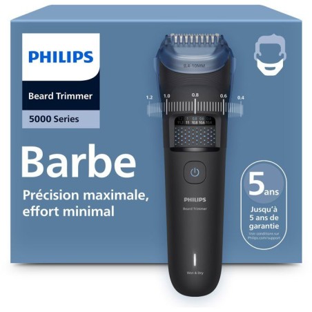Tondeuse barbe précision - PHILIPS - Series 5000 BT5780/15 - Autonomi