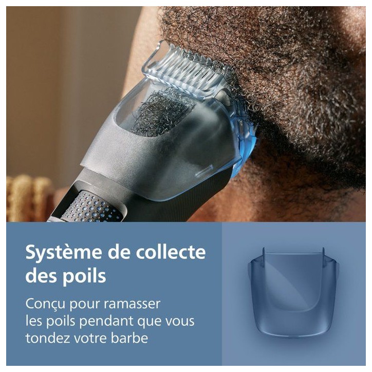 Tondeuse barbe précision - PHILIPS - Series 5000 BT5780/15 - Autonomie 1h40 - Sans fil - Noir Tondeuse barbe précision - PHILIPS - Series 5000 BT5780/15 - Autonomie 1h40 - Sans fil - Noir