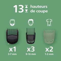 Tondeuse multifonction 11-en-1 étanche - PHILIPS - Series 5000 MG5941