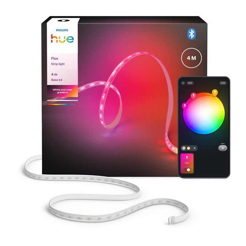 Ruban LED - Philips Hue - Flux - 4 m - Chromasync - Éclairage coloré