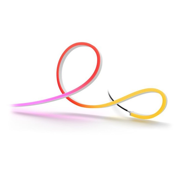 Ruban LED - PHILIPS HUE - Neon extérieur - 10 metres - 1100 lm - Ambiance - Aujustable - Résistant - Base tension Ruban LED - PHILIPS HUE - Neon extérieur - 10 metres - 1100 lm - Ambiance - Aujustable - Résistant - Base tension