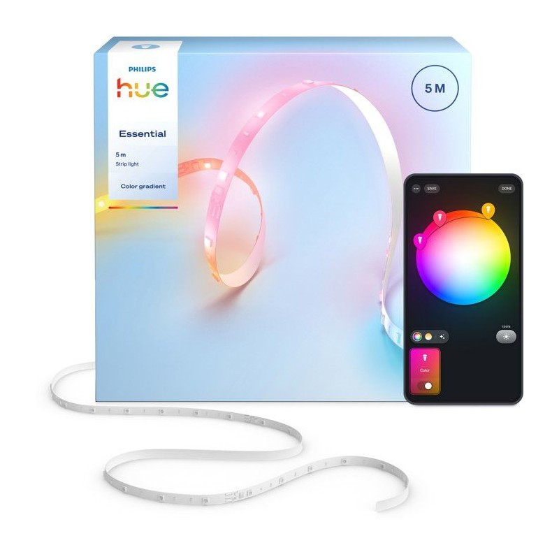 Ruban LED - Philips Hue - Essential - 5 m - Commande vocale