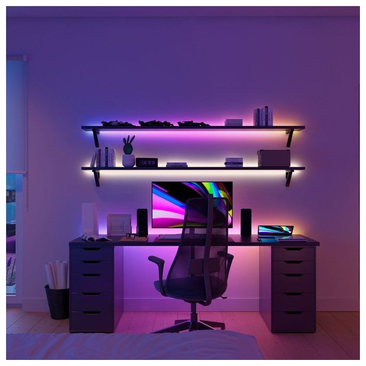 Ruban LED - Philips Hue - Essential - 5 m - Commande vocale Ruban LED - Philips Hue - Essential - 5 m - Commande vocale