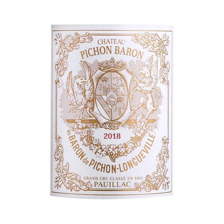 Château Pichon Baron 2018 Pauillac - Vin rouge de Bordeaux
