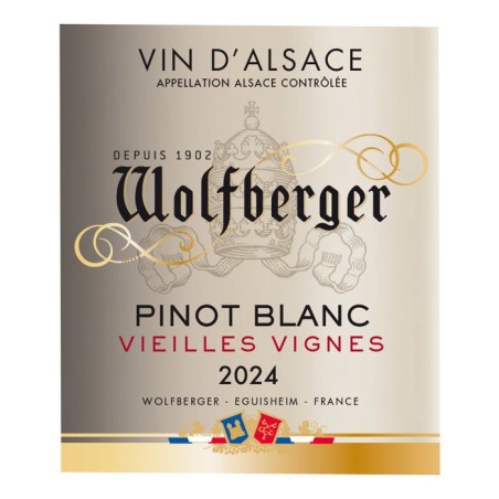 Wolfberger Vieilles Vignes 2024 Alsace Pinot Blanc - Vin blanc d'Alsace