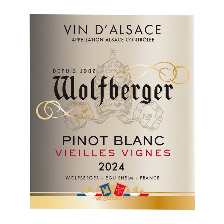 Wolfberger Vieilles Vignes 2024 Alsace Pinot Blanc - Vin blanc d'Alsace