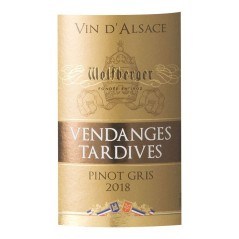 Wolfberger Vendanges Tardives 2021 Alsace Pinot Gris - Vin blanc d'Alsace