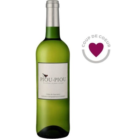 Piou Piou des Vignes Côtes de Gascogne - Vin blanc sec 2023