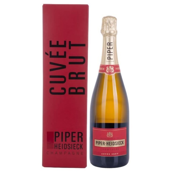 Champagne Piper Heidsieck Brut avec étui Lifestyle