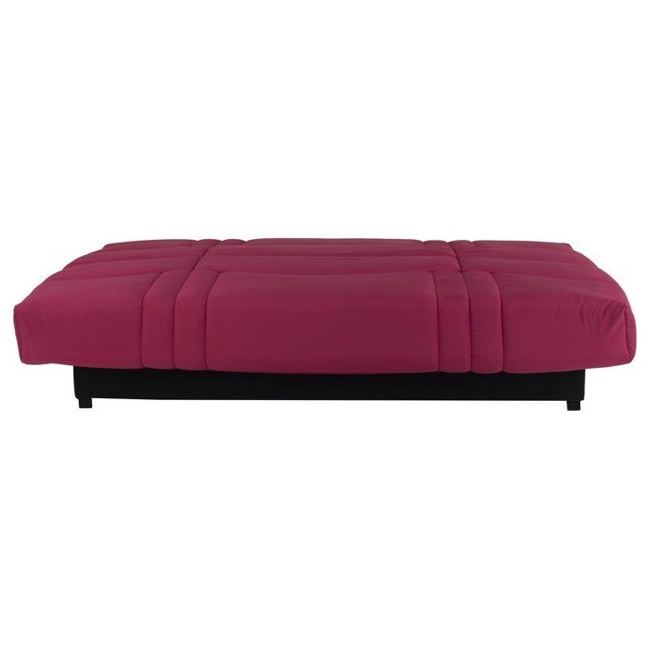 Canapé convertible Clic-clac - 3 places - Tissu Bordeaux - 190 x 90 x 92 cm - PIXIE Canapé convertible Clic-clac - 3 places - Tissu Bordeaux - 190 x 90 x 92 cm - PIXIE